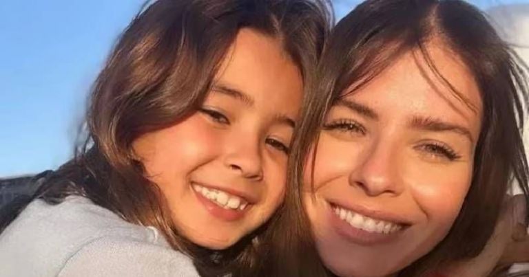 La China Suárez mostró cómo fue el primer encuentro de su hija Rufina y