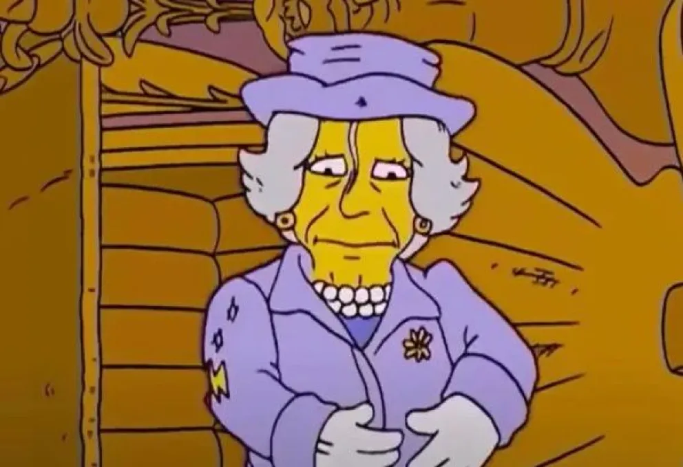 Viral: ¿Los Simpson predijeron la muerte de la reina Isabel II? 