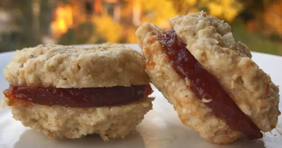 Alfajorcitos caseros de avena y frutas en pocos pasos