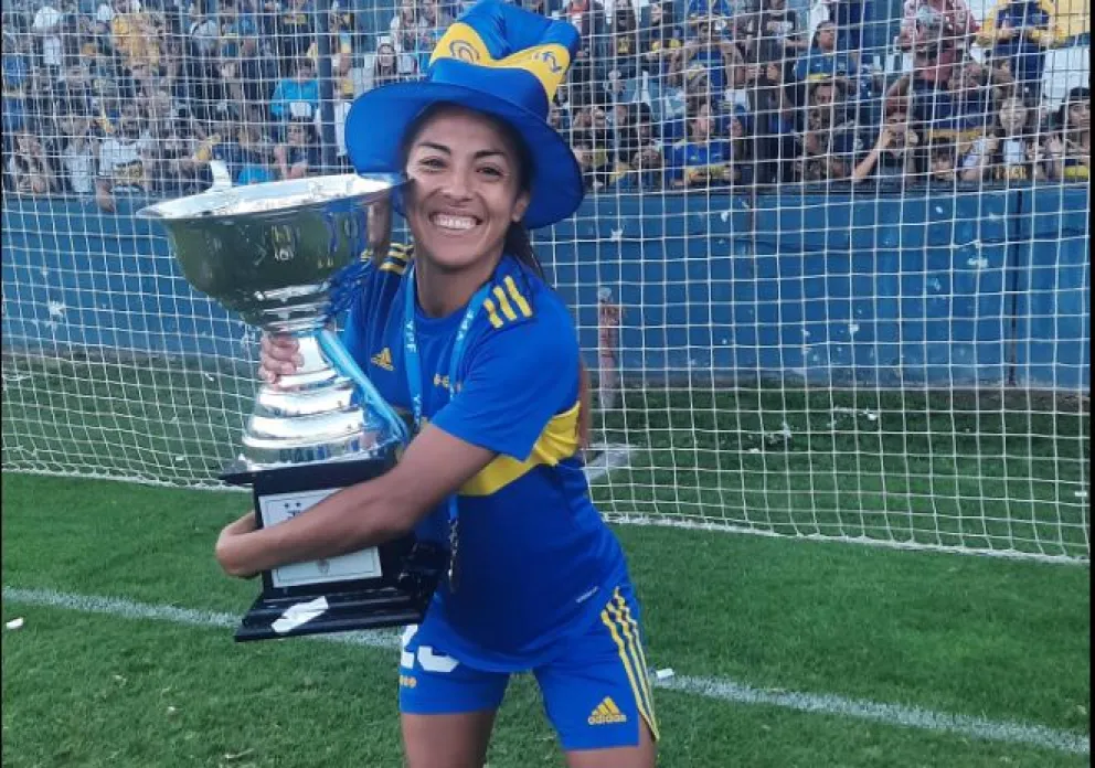 Boca se consagró campeón en el fútbol femenino con Miriam Mayorga en cancha 