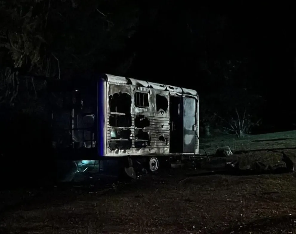 Así quedó la casilla de Gendarmería