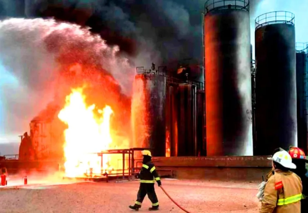 Entregaron las filmaciones de la explosión