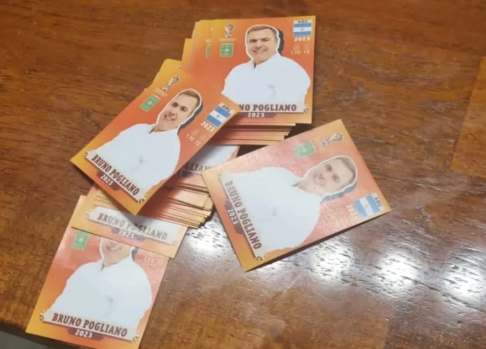 El Bolsón: Pogliano tiene su propia figurita de cara al 2023