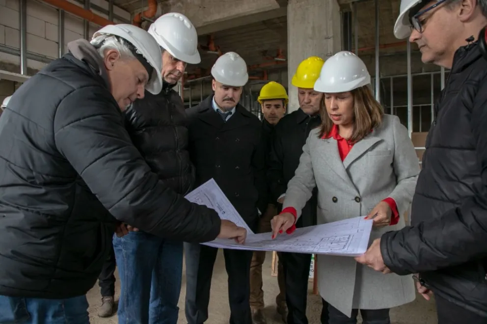 La obra del Hospital Zonal: "Va más rápido de lo que habíamos previsto"