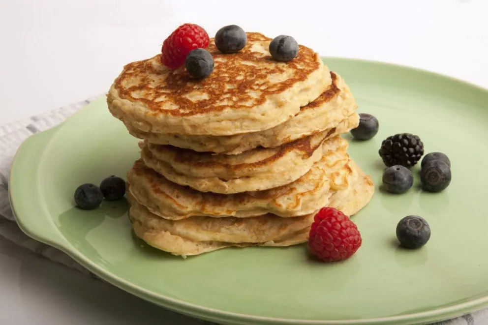 Desayuno saludable en 4 pasos: prepará panqueques de avena