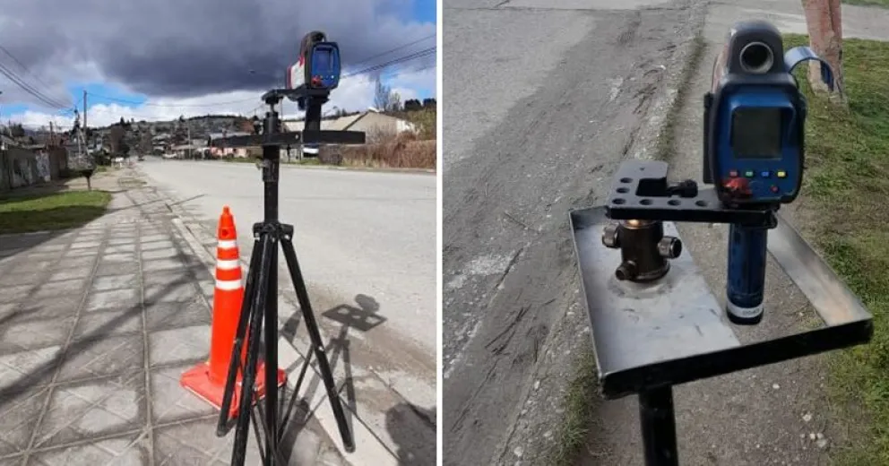 Tránsito y Transporte comenzó a verificar la velocidad de vehículos en calles "comunes" de Bariloche  