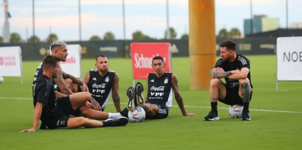 La Scaloneta puso primera: Argentina comenzó a trabajar en Miami para el amistoso con Honduras