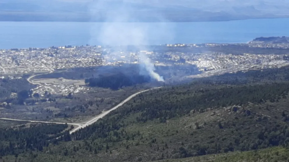 Susto por un incendio en el pinar ubicado atrás de las canchas de ADEFUL