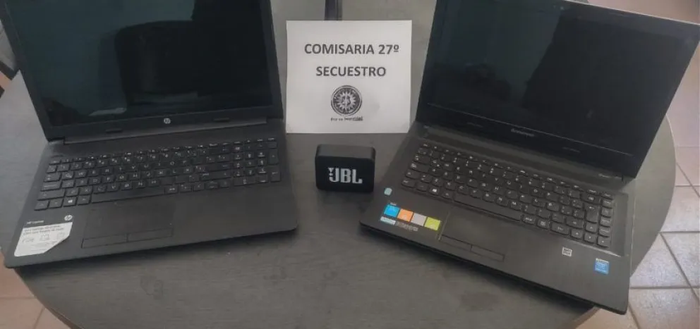 Recuperaron computadoras robadas de un complejo turístico