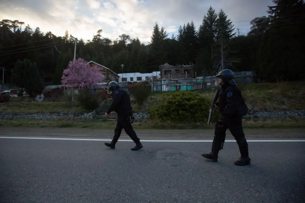 Octubre de 2022, cuando se efectuó el desalojo (foto: Matías Garay).