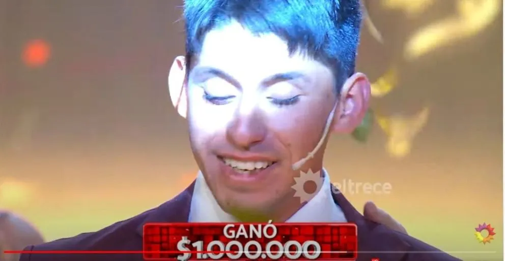 Alberto, el joven rionegrino que ganó el millón en los 8 escalones 