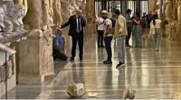 Insólito: un turista rompió dos estatuas del Vaticano porque no pudo ver al Papa