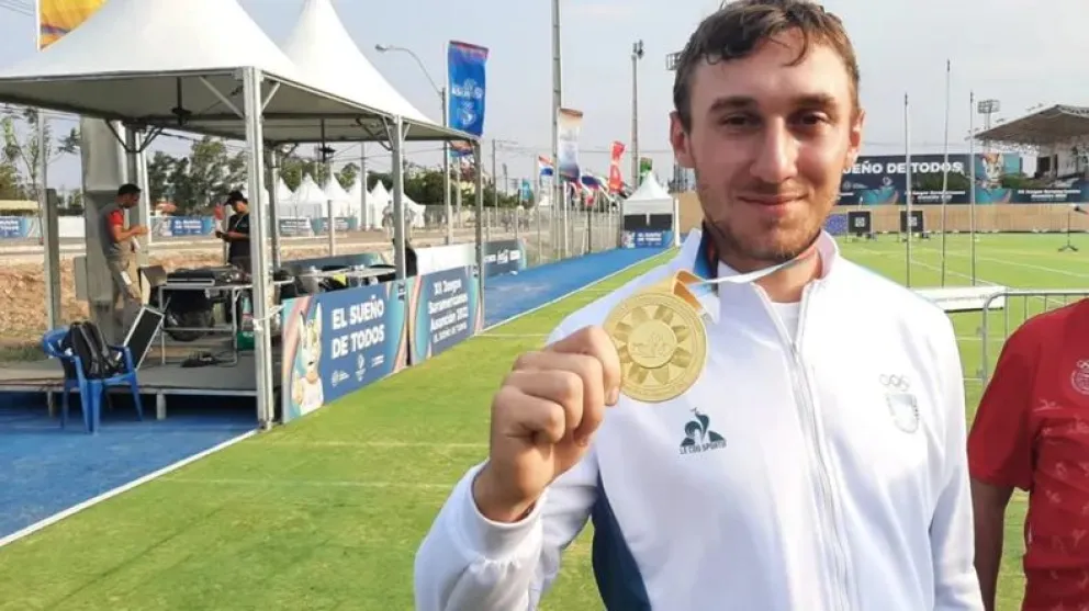 Un rionegrino con medalla de oro  