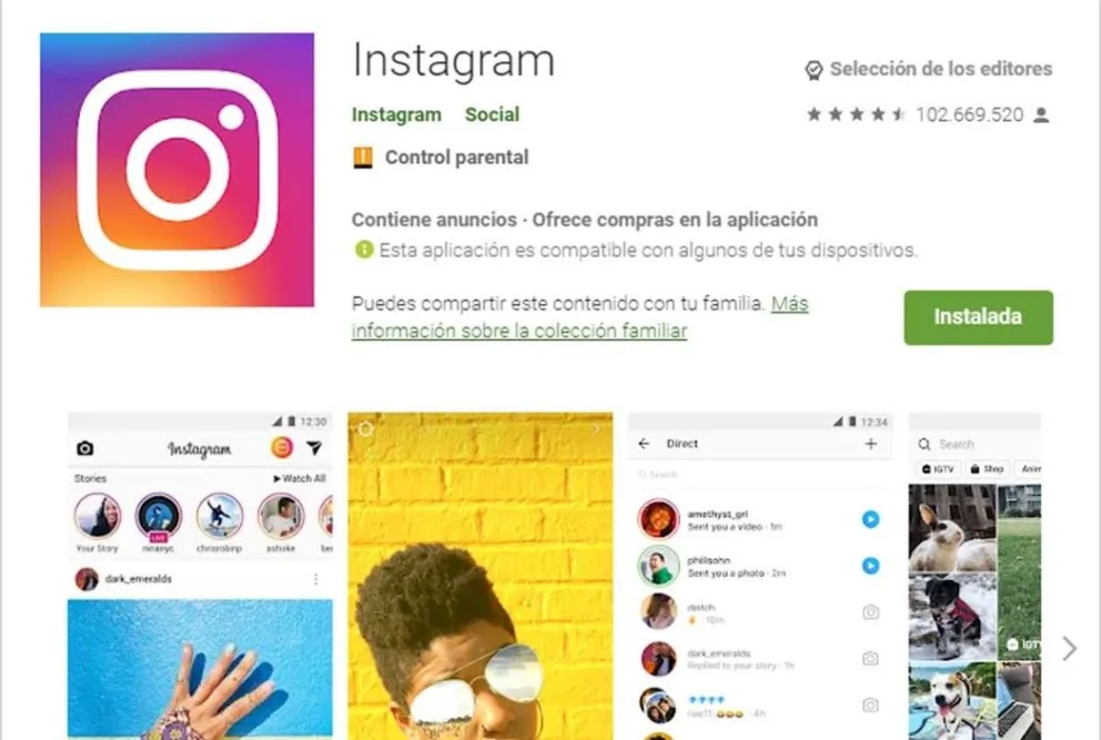 Instagram suma anuncios en distintos sectores de la plataforma
