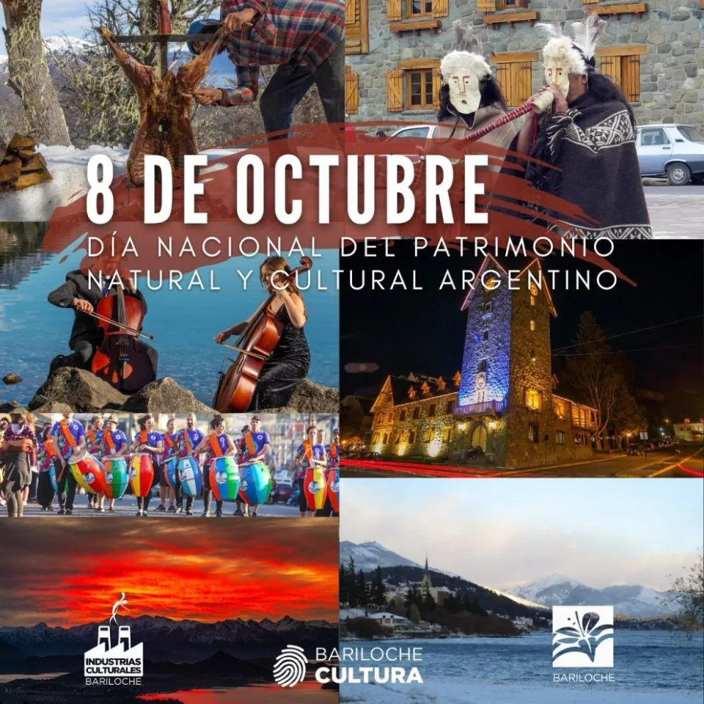 Bariloche realiza acciones por el Día Nacional del Patrimonio Natural y Cultural Argentino