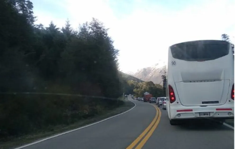 Levantaron la medida de tránsito asistido y se normaliza la circulación en la Ruta 40 Sur