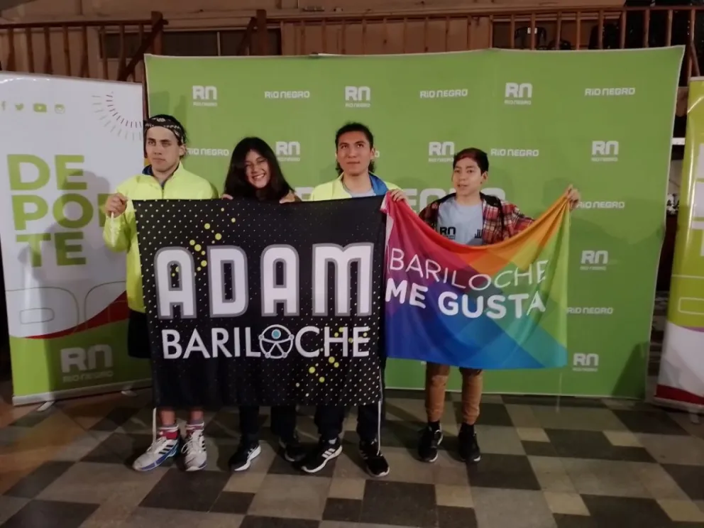 El atletismo adaptado barilochense se lució en Viedma