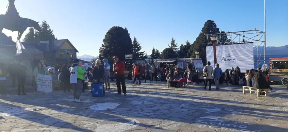 El SOYEM volvió a manifestarse en el Centro Cívico reclamando al municipio la reincorporación de 21 trabajadores 