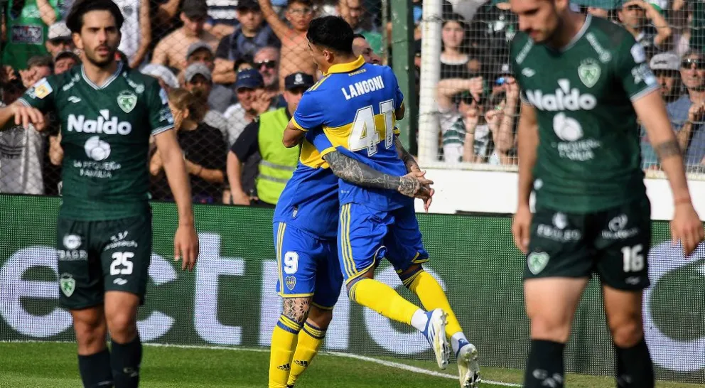 Paso clave: Boca superó a Sarmiento en Junín y se mantiene firme en la punta