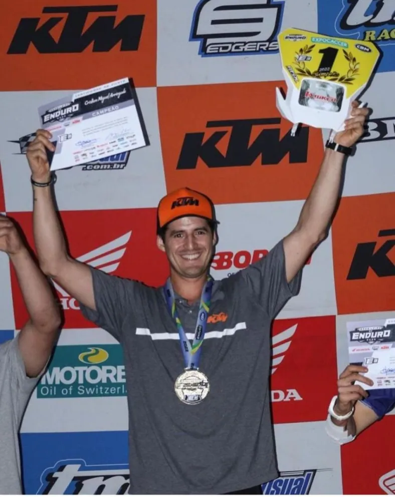 Cristian Arriagada se consagró campeón en Brasil