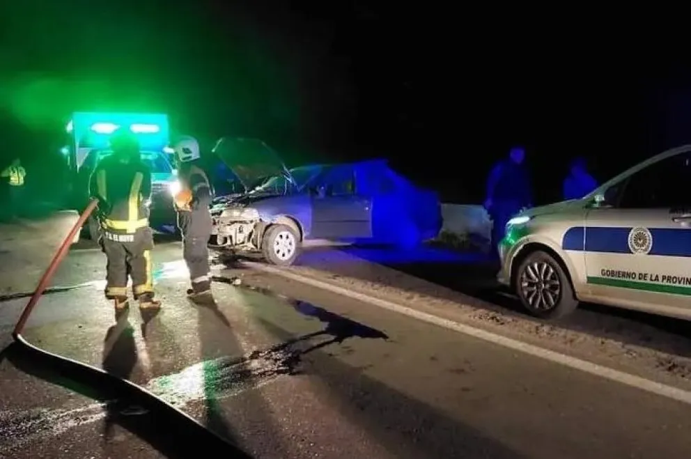 Accidente vehicular en la madrugada del domingo a metros del puente Salamín