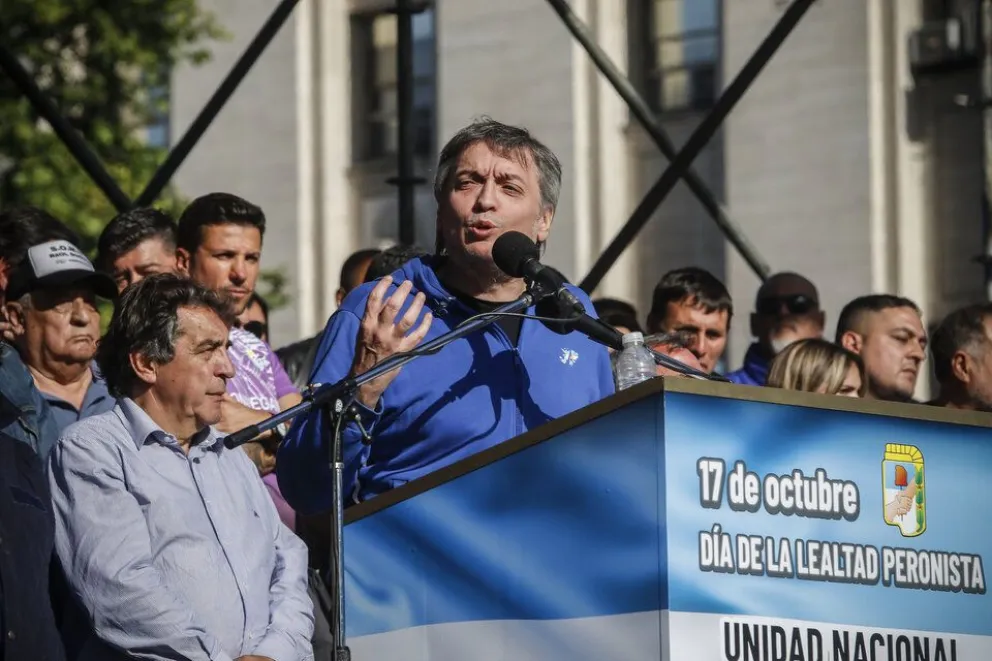 Día de la Lealtad: Máximo Kirchner trató a Mauricio Macri de “maleducado”