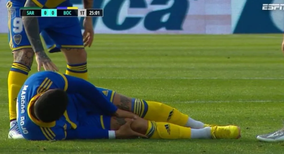 Marcos Rojo fue operado de la lesión en los ligamentos de la rodilla: los detalles del parte médico