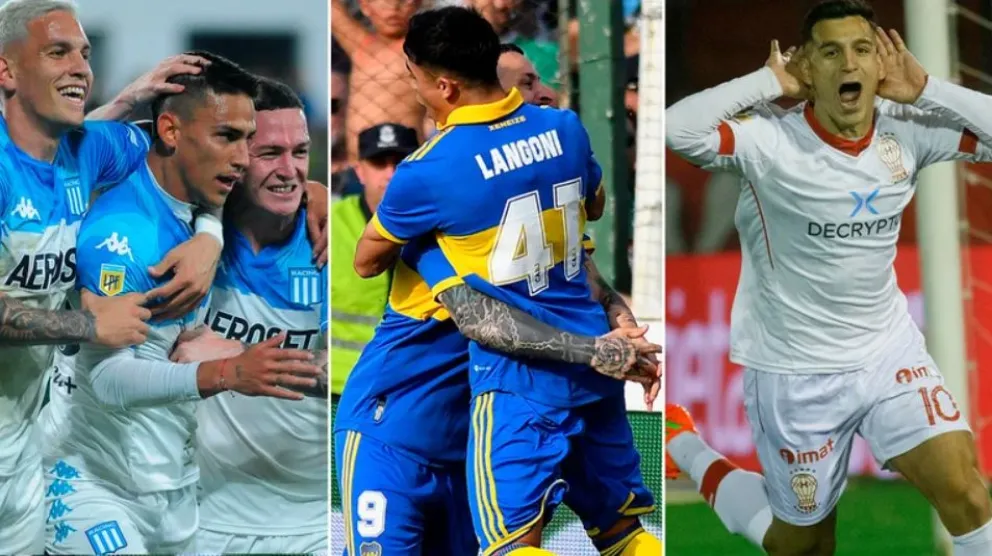 La definición del título: Racing, Boca y Huracán jugarán el domingo a la misma hora