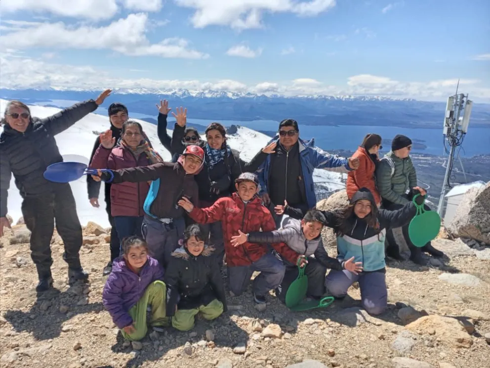 Vinieron desde Chacay Huarruca a pasear a Bariloche