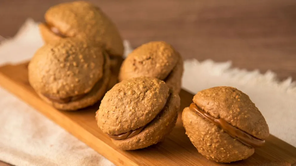 ¡Súper simple! Alfajores de avena y limón