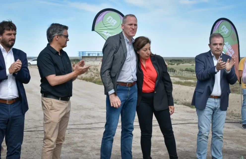 Homenajearon a Florencia Martin en la inauguración de la Planta de Líquidos Cloacales en Viedma