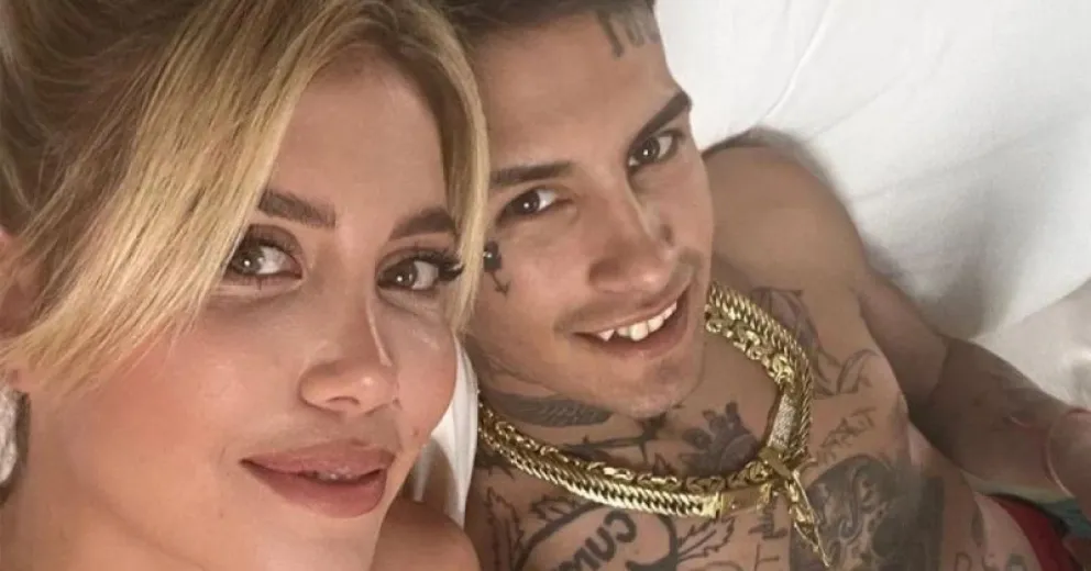 La declaración de amor pública de L-Gante para Wanda Nara a un día de irse a Turquía