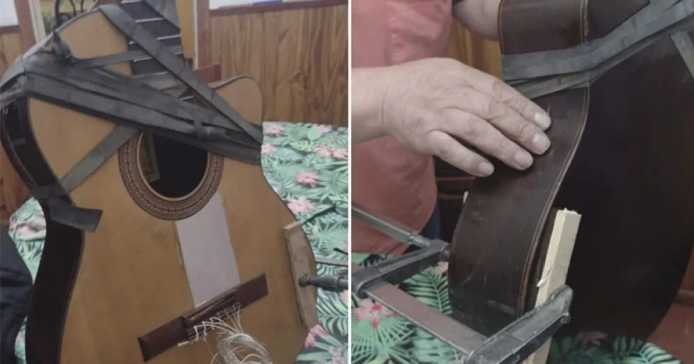 Amigos de Adrián Rodríguez lanzan campaña para reponer una guitarra que fue dañada