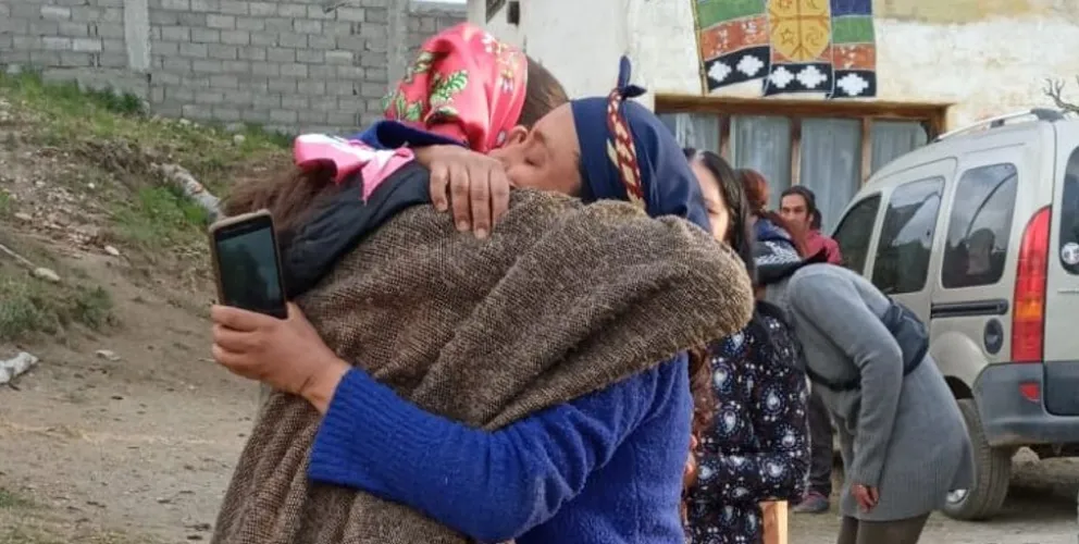 Así liberaban a las dos mujeres mapuches de la Unidad V de la Policía de Seguridad Aeroportuaria 