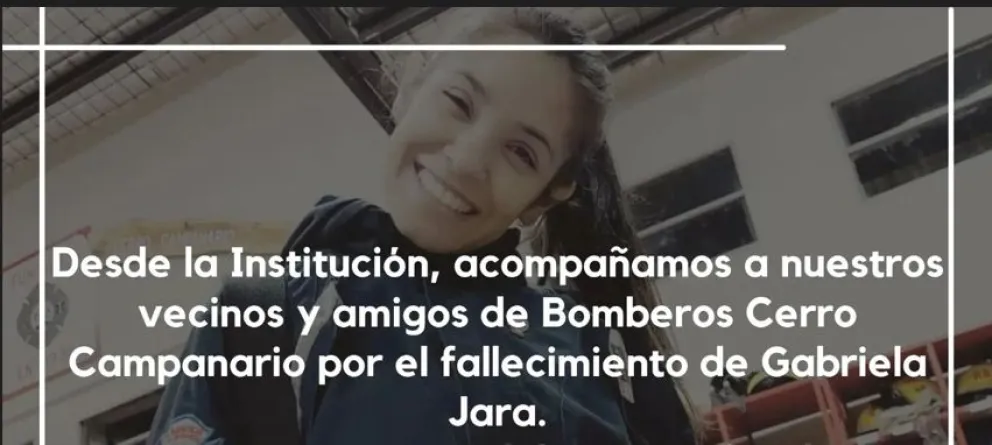Múltiples expresiones de dolor por el fallecimiento de la joven bombera que esperaba un riñón