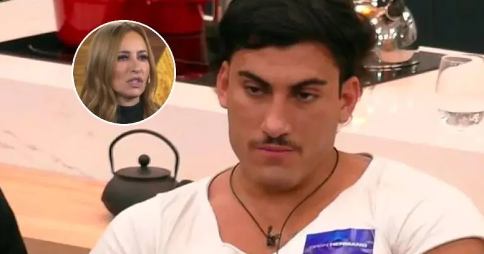 La pelea de cámara de Tomás Holder con Analía Franchín