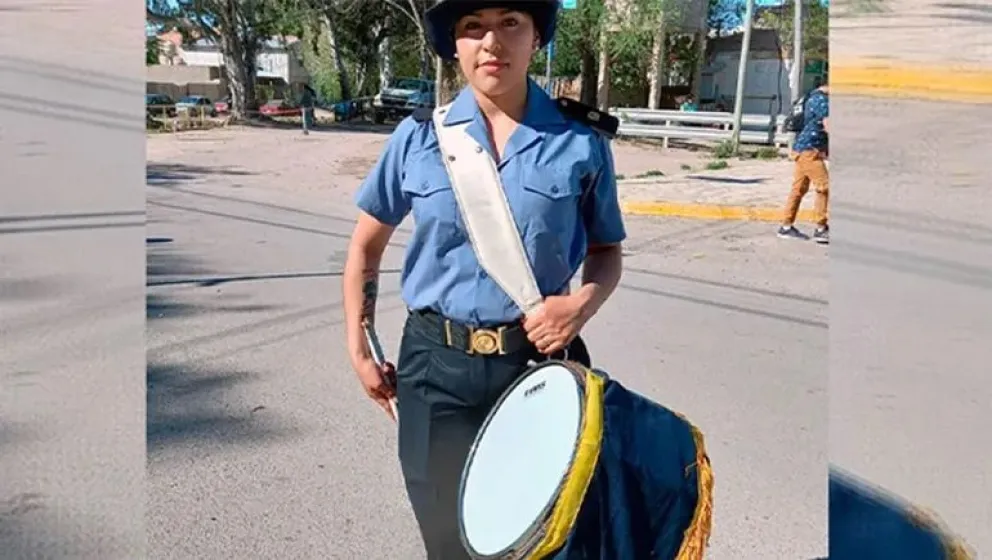 Una barilochense, la primera mujer en formar parte de la banda de música de la Policía
