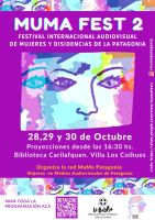 Festival Internacional Audiovisual de Mujeres y Disidencias en la biblioteca Carilafquen 