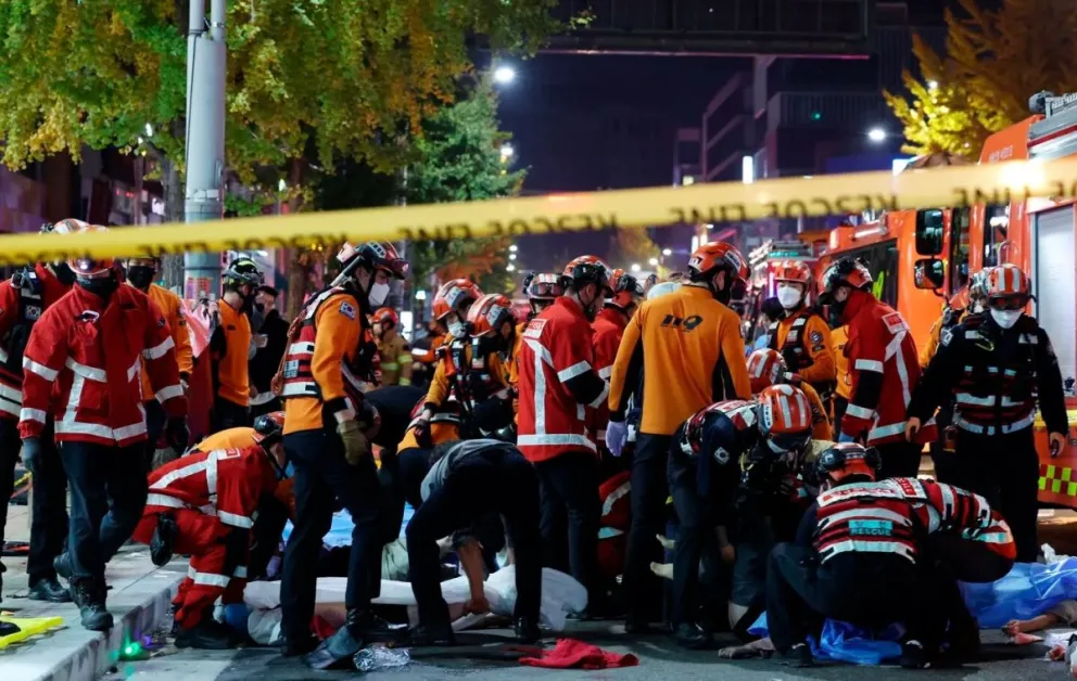 El duro relato de los sobrevivientes de la estampida en Corea del Sur