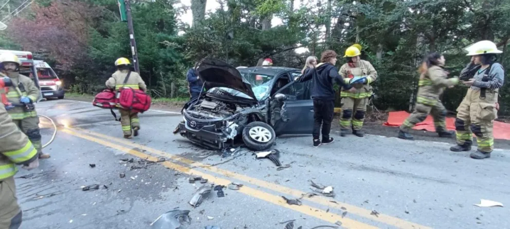 Dieron de alta a la nena herida en el violento choque de Circuito Chico