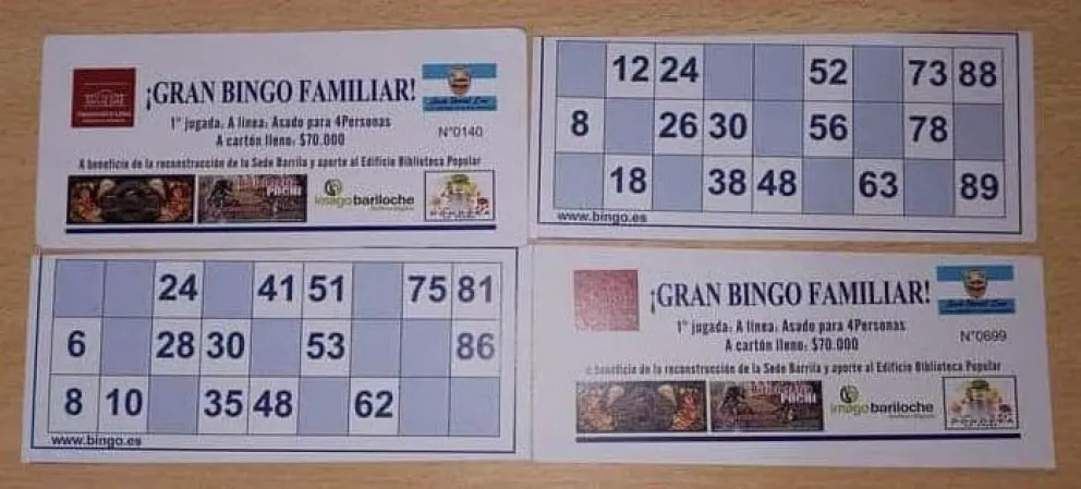 Ya están a la venta los cartones para el Gran Bingo Familiar del Lera