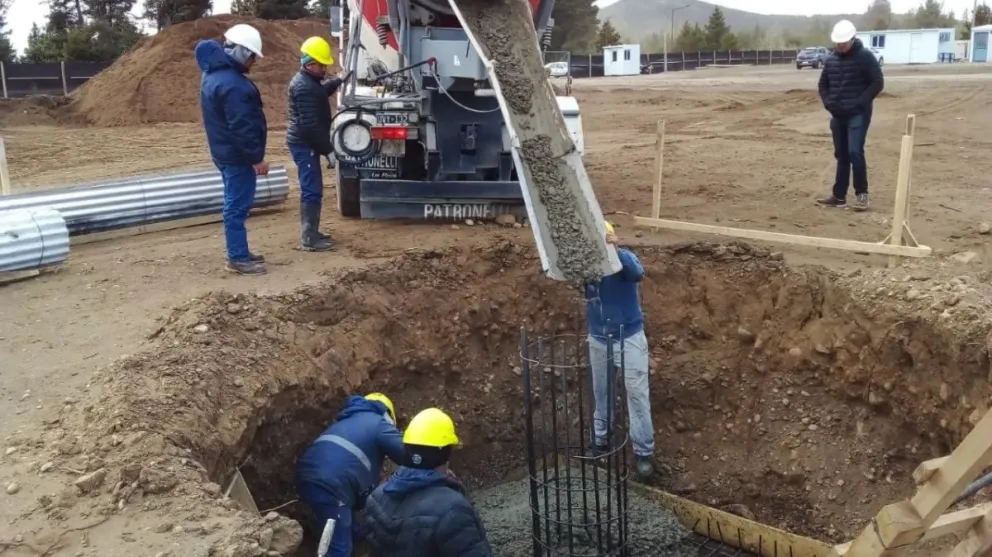 Comenzaron a levantar la nueva Terminal de Bariloche