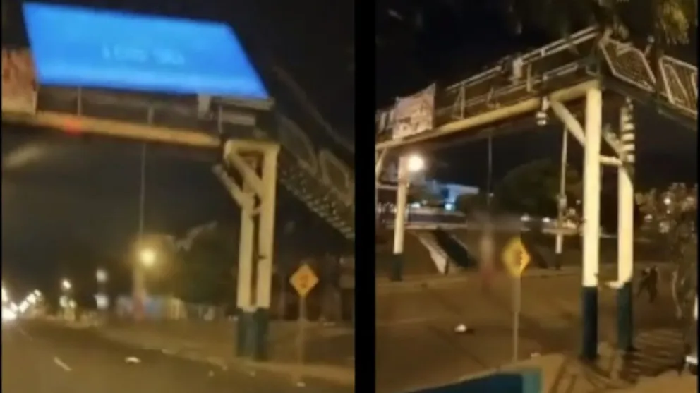Horror en Ecuador: aparecieron dos cuerpos decapitados colgando de un puente peatonal 