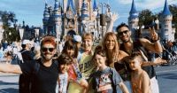 Las vacaciones ensambladas de Gonzalo Heredia y Sabrina Rojas junto a sus familias