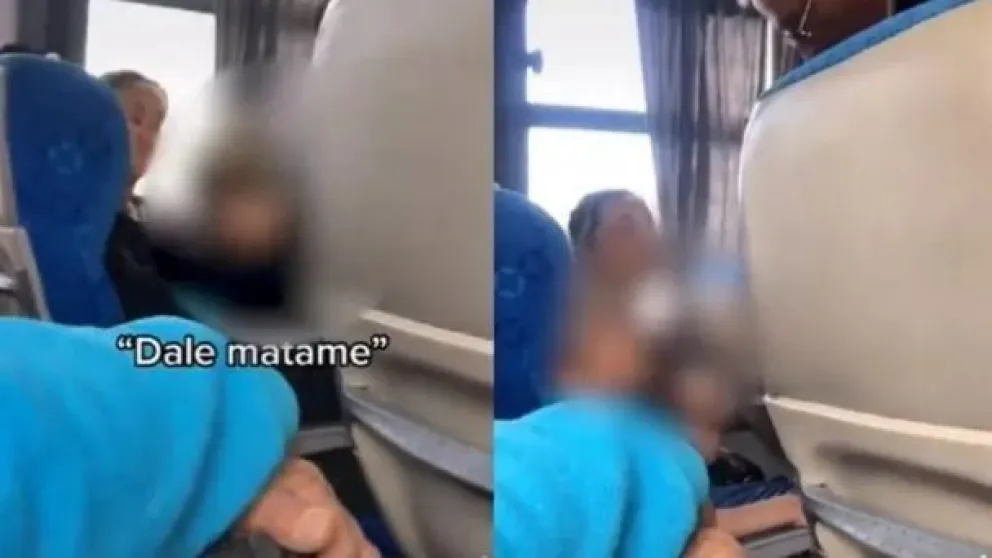 “¡Dale mami, matame!”: filmaron a una mujer que maltrató a su hijo en un colectivo