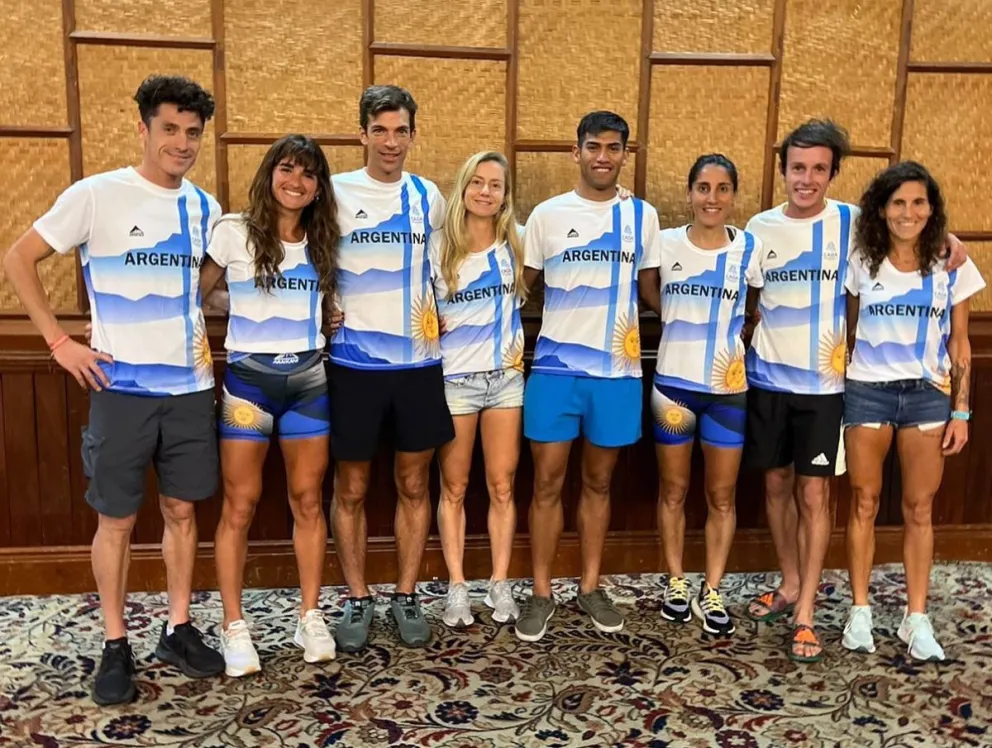 Con ropa local, inicia su presentación el equipo argentino en el Mundial de Trail en Tailandia