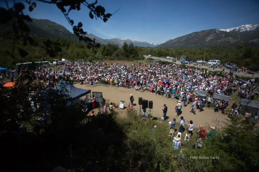 En fotos, la concurrida y tradicional misa central en la gruta