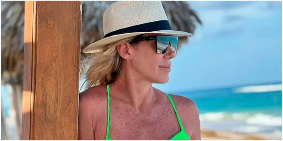 Las fotos en microbikini de Marcela Baños en sus vacaciones en el Caribe