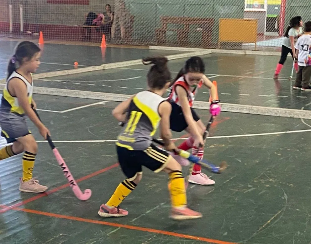 Tarde a puro hockey de menores en el Municipal 3