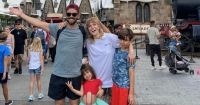 Gonzalo Heredia mostró a sus hijos desde sus vacaciones en Disney